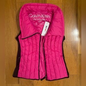 🩷”Calvin Klein” Puffer Vest, Waist Shaping